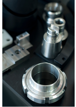 Precision-machined metal components